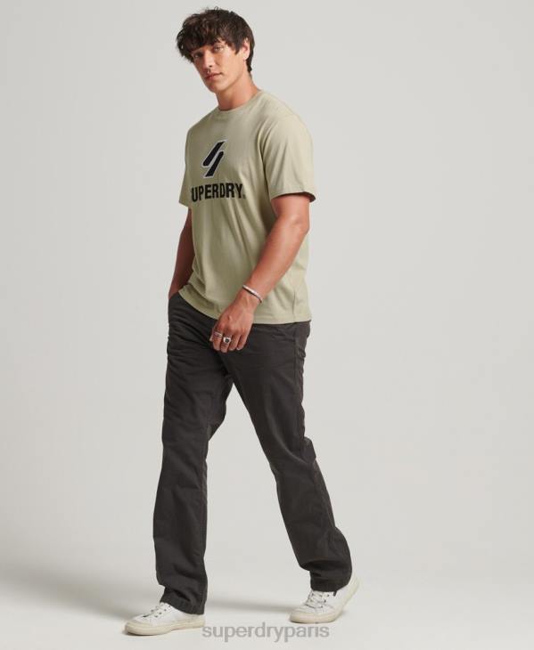 Superdry Hommes t-shirt à logo s D64Z4815 vêtements beige