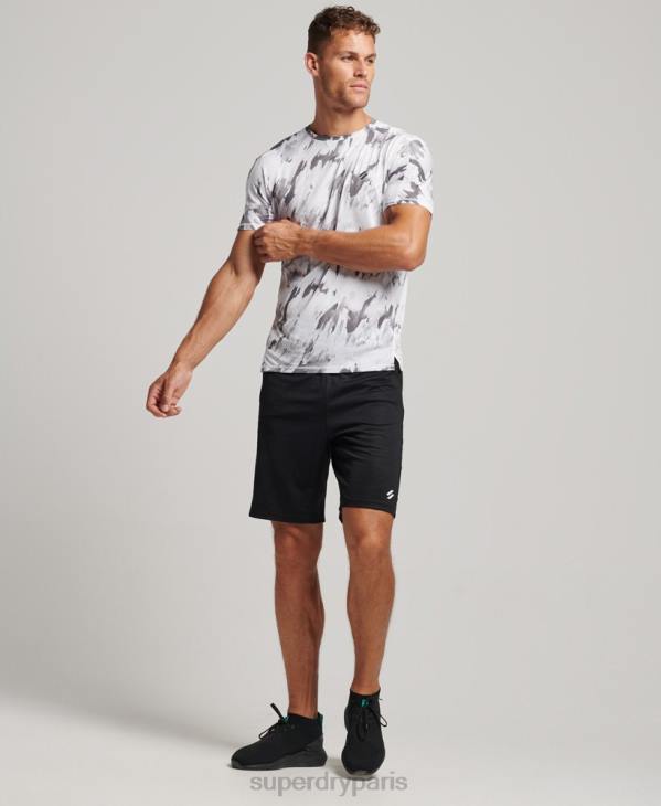 Superdry Hommes t-shirt à manches courtes D64Z5394 vêtements gris