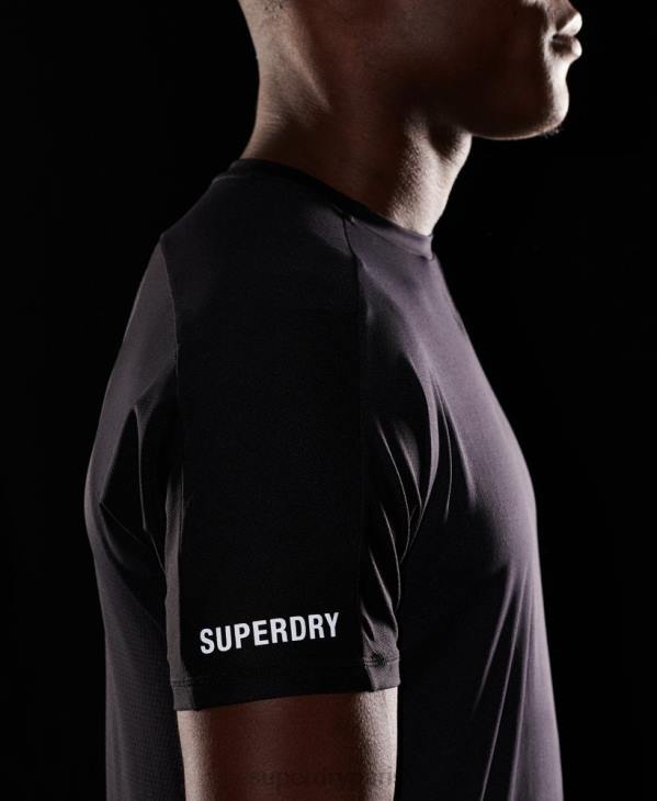 Superdry Hommes t-shirt à manches courtes D64Z5403 vêtements noir