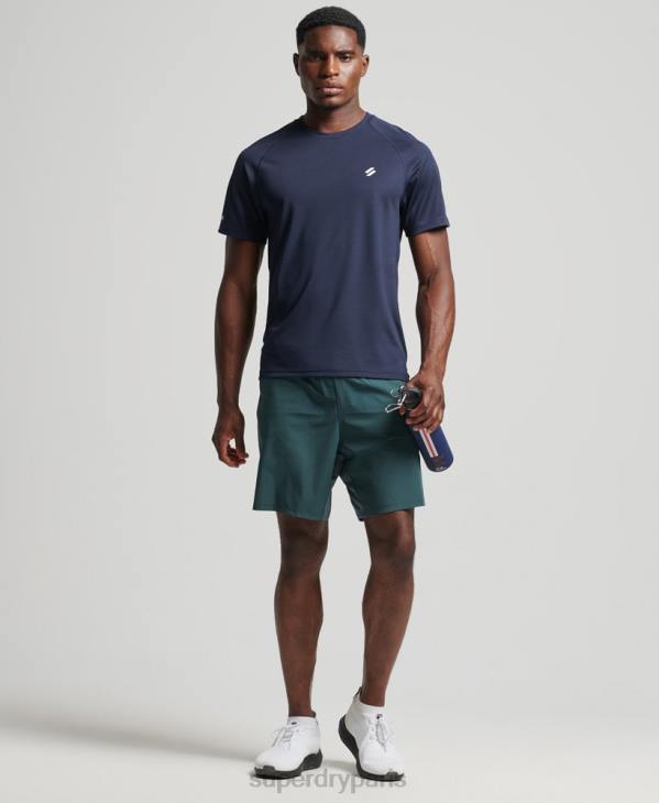 Superdry Hommes t-shirt à manches courtes train active D64Z1416 vêtements marine