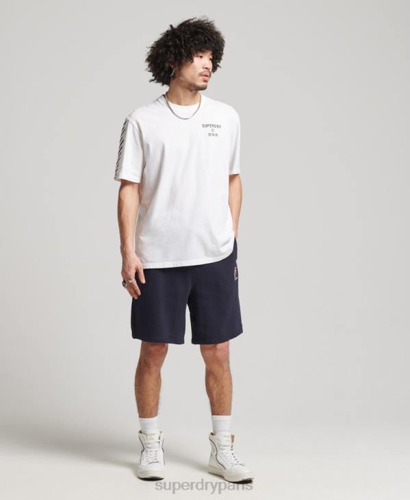 Superdry Hommes t-shirt sport code core D64Z4920 vêtements blanc