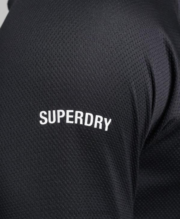Superdry Hommes top à col montant D64Z5392 vêtements noir
