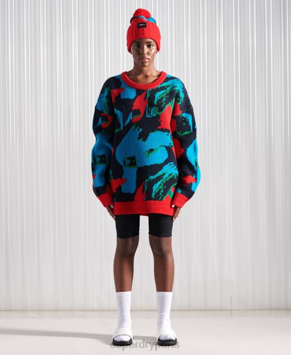 Superdry Hommes pull camouflage sdx football édition limitée D64Z5350 vêtements multi
