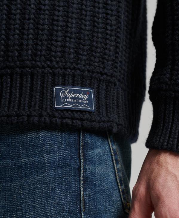 Superdry Hommes pull châle D64Z5272 vêtements marine