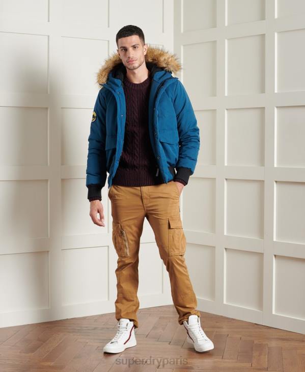 Superdry Hommes pull jacob crew D64Z5347 vêtements rouge