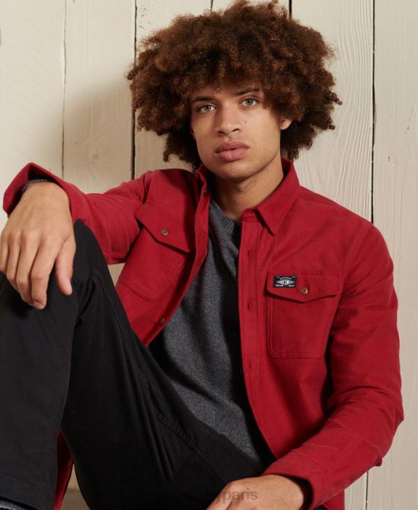 Superdry Hommes pull ras du cou harlo D64Z5309 vêtements gris