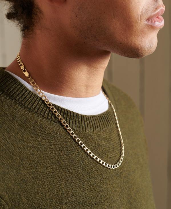 Superdry Hommes pull ras du cou léger en laine d'agneau D64Z5287 vêtements vert