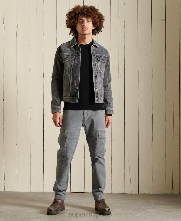 Superdry Hommes pull ras du cou léger en laine d'agneau D64Z5318 vêtements noir