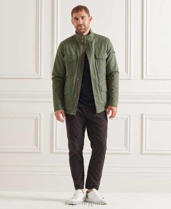 Superdry Hommes Veste m65 3 en 1 D64Z4606 vêtements vert