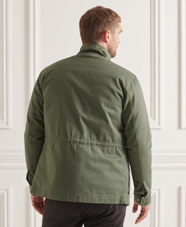 Superdry Hommes Veste m65 3 en 1 D64Z4606 vêtements vert