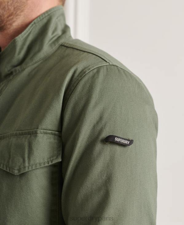 Superdry Hommes Veste m65 3 en 1 D64Z4606 vêtements vert