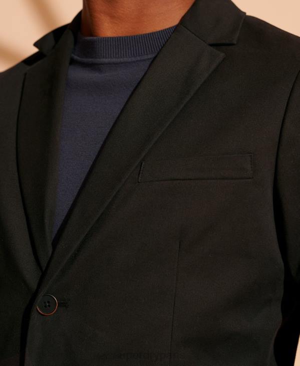 Superdry Hommes blazer en coton édition limitée D64Z1173 vêtements noir