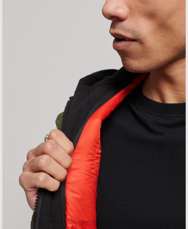 Superdry Hommes blouson de vol militaire D64Z1144 vêtements kaki