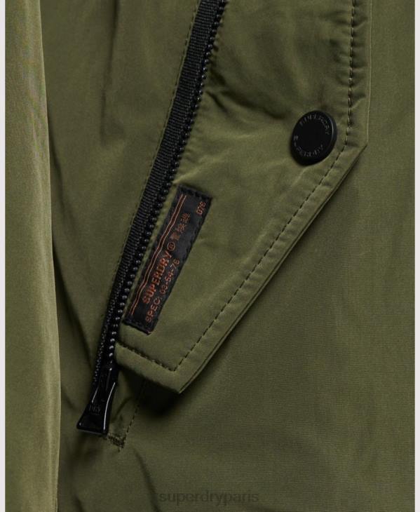 Superdry Hommes blouson de vol militaire D64Z1144 vêtements kaki