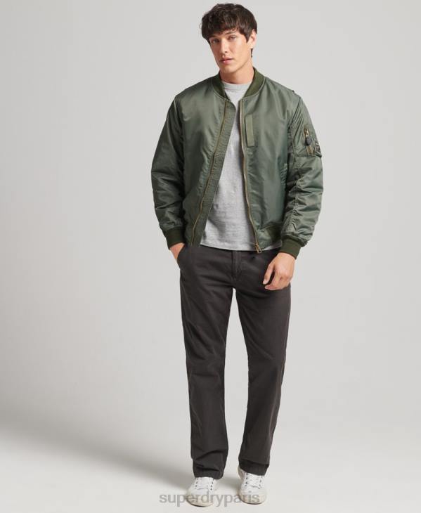 Superdry Hommes blouson vintage ma1 D64Z4656 vêtements vert