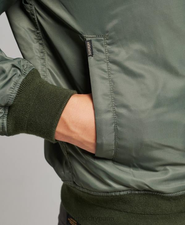 Superdry Hommes blouson vintage ma1 D64Z4656 vêtements vert