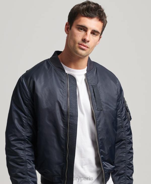 Superdry Hommes blouson vintage ma1 D64Z4703 vêtements marine