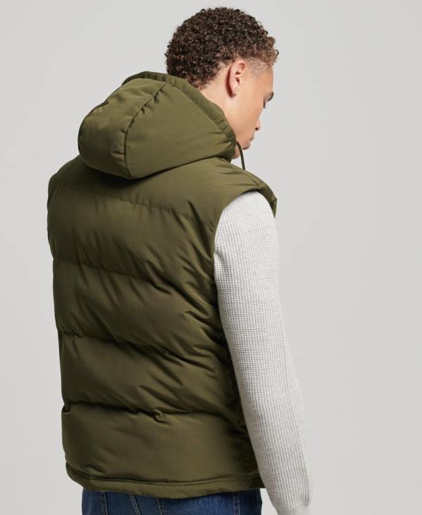 Superdry Hommes doudoune à capuche everest D64Z1017 vêtements vert