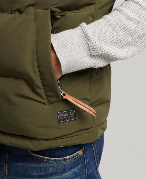 Superdry Hommes doudoune à capuche everest D64Z1017 vêtements vert