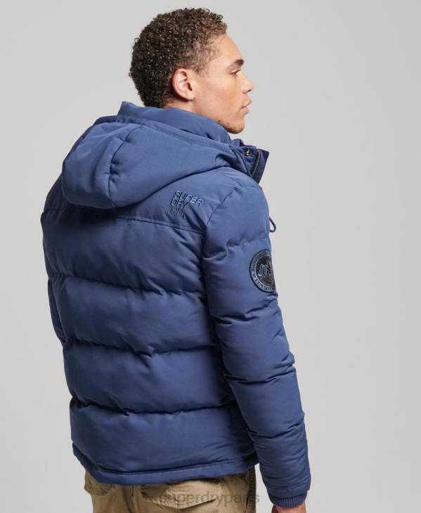 Superdry Hommes doudoune à capuche everest D64Z1129 vêtements marine
