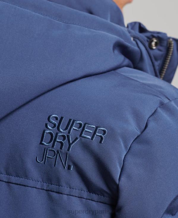 Superdry Hommes doudoune à capuche everest D64Z1129 vêtements marine
