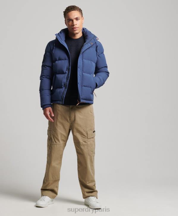 Superdry Hommes doudoune à capuche everest D64Z1129 vêtements marine