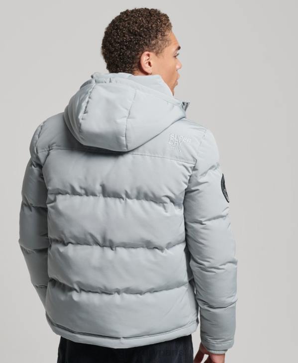 Superdry Hommes doudoune à capuche everest D64Z1158 vêtements bleu clair