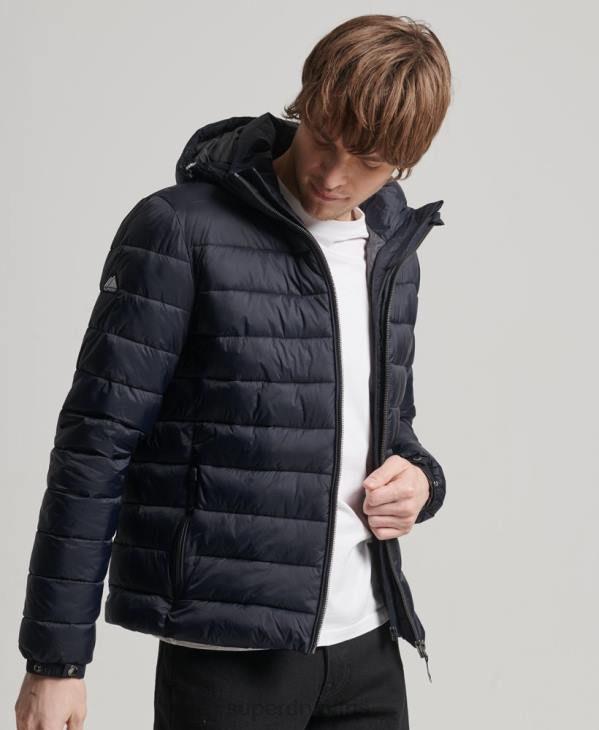 Superdry Hommes doudoune classique à capuche D64Z1068 vêtements marine