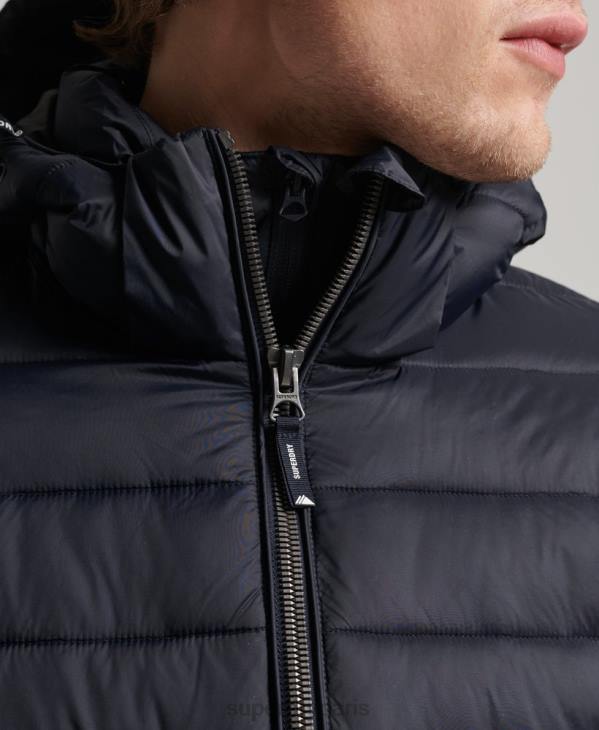 Superdry Hommes doudoune classique à capuche D64Z1068 vêtements marine