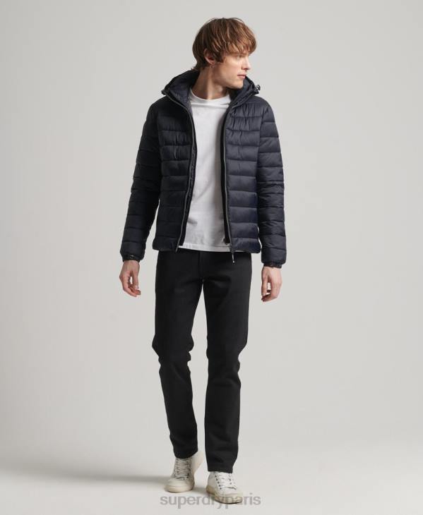 Superdry Hommes doudoune classique à capuche D64Z1068 vêtements marine