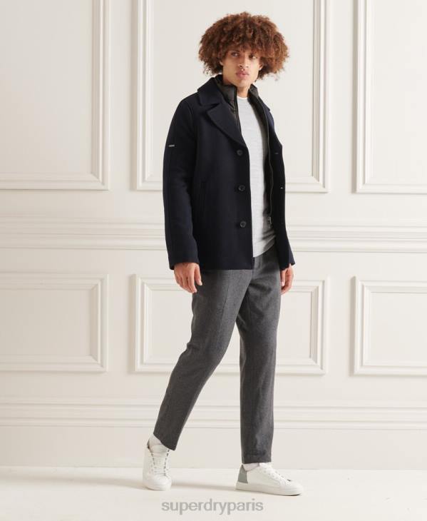 Superdry Hommes doudoune courte studios D64Z1036 vêtements marine