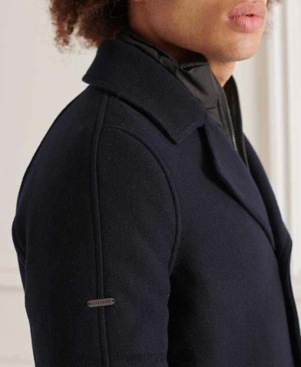 Superdry Hommes doudoune courte studios D64Z1036 vêtements marine