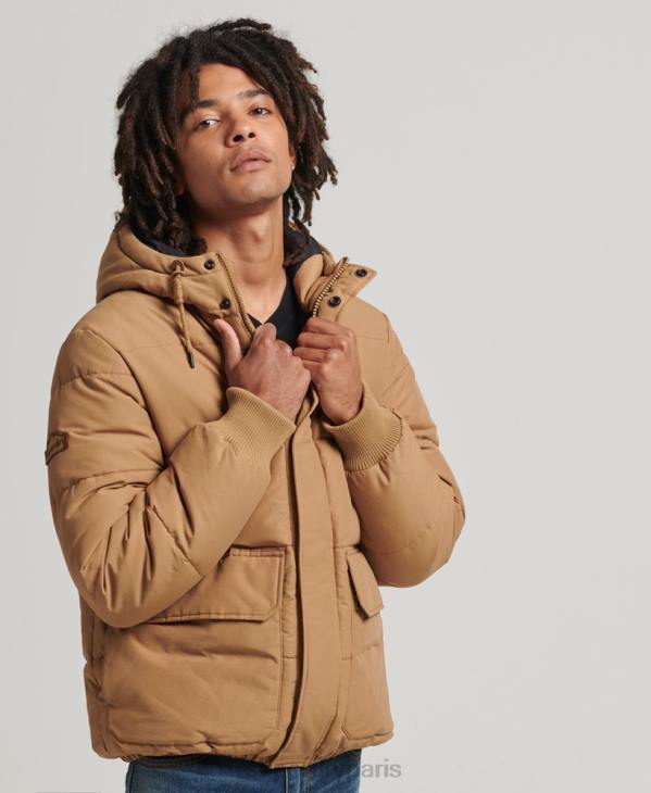 Superdry Hommes doudoune de montagne D64Z4467 vêtements brun
