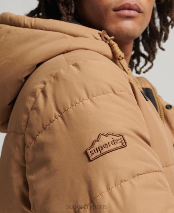 Superdry Hommes doudoune de montagne D64Z4467 vêtements brun