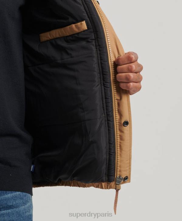 Superdry Hommes doudoune de montagne D64Z4467 vêtements brun
