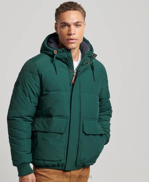 Superdry Hommes doudoune de montagne D64Z4516 vêtements vert