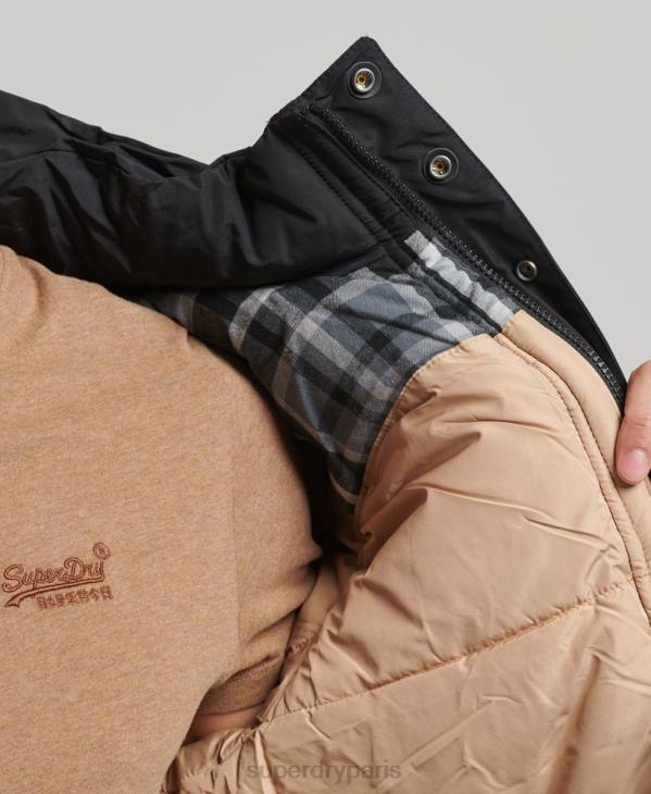 Superdry Hommes doudoune de montagne D64Z4533 vêtements bleu foncé