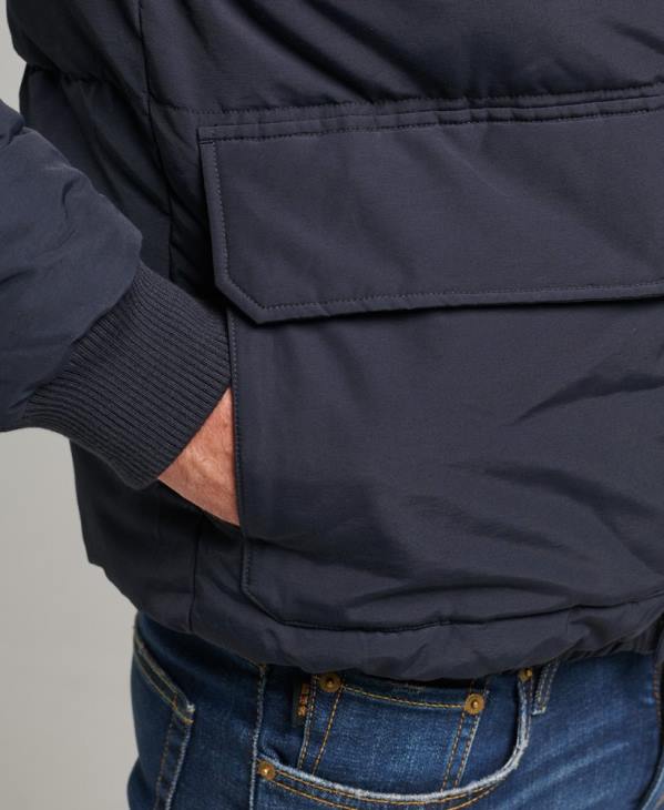Superdry Hommes doudoune de montagne D64Z4559 vêtements marine