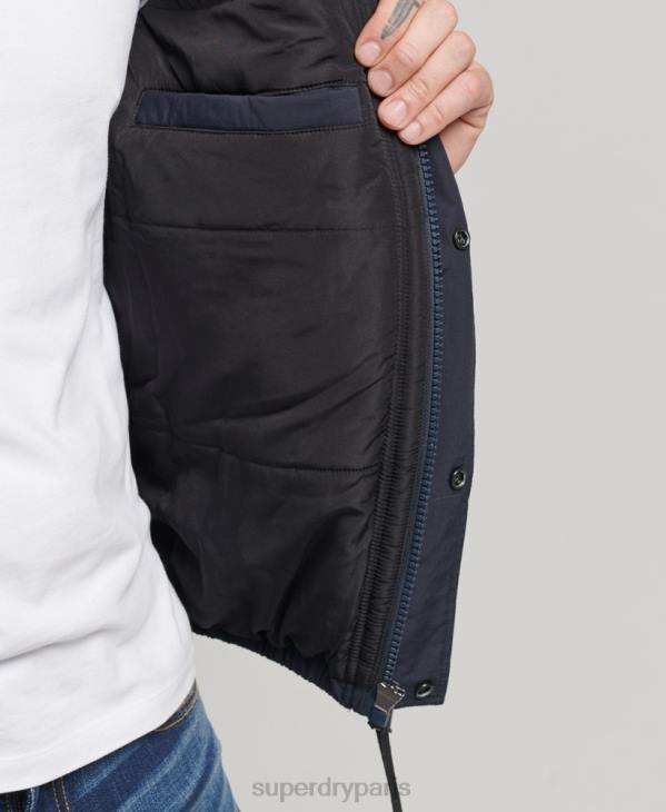 Superdry Hommes doudoune de montagne D64Z4559 vêtements marine