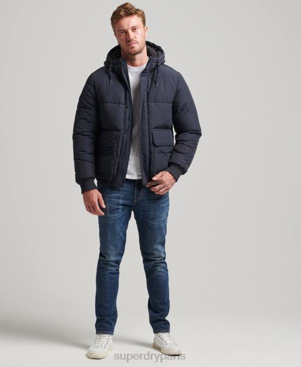 Superdry Hommes doudoune de montagne D64Z4559 vêtements marine