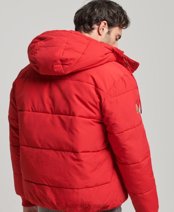 Superdry Hommes doudoune de montagne D64Z4685 vêtements rouge