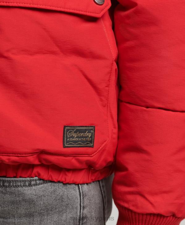 Superdry Hommes doudoune de montagne D64Z4685 vêtements rouge
