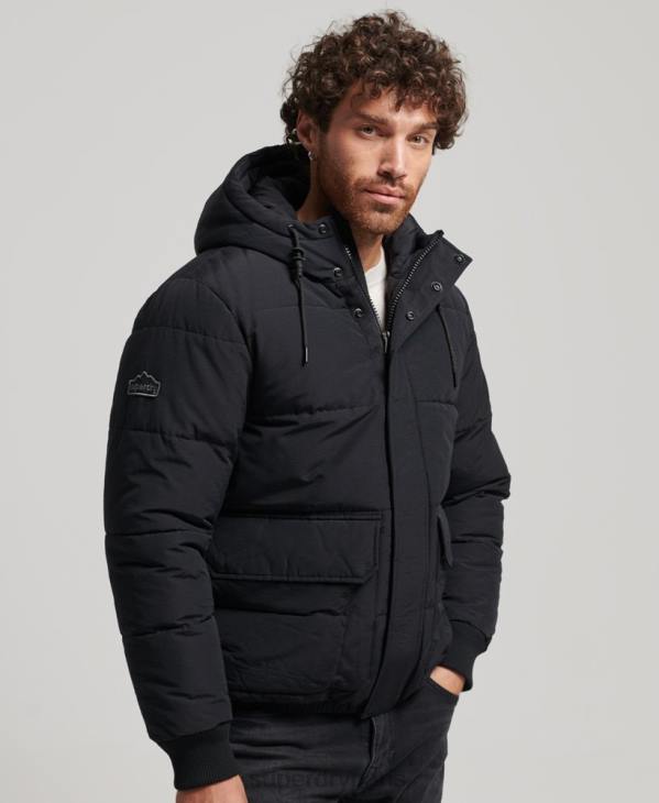 Superdry Hommes doudoune de montagne D64Z4696 vêtements gris foncé
