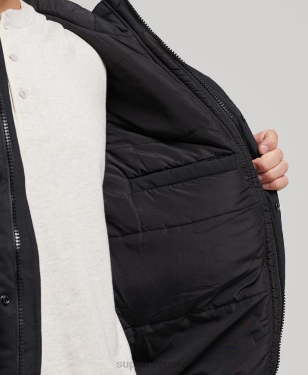 Superdry Hommes doudoune de montagne D64Z4696 vêtements gris foncé