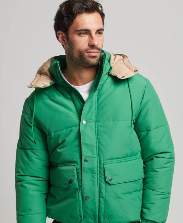 Superdry Hommes doudoune de montagne D64Z4750 vêtements vert