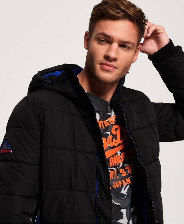 Superdry Hommes doudoune de sport D64Z1170 vêtements noir