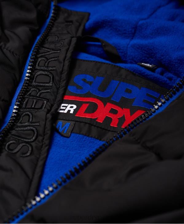 Superdry Hommes doudoune de sport D64Z1170 vêtements noir