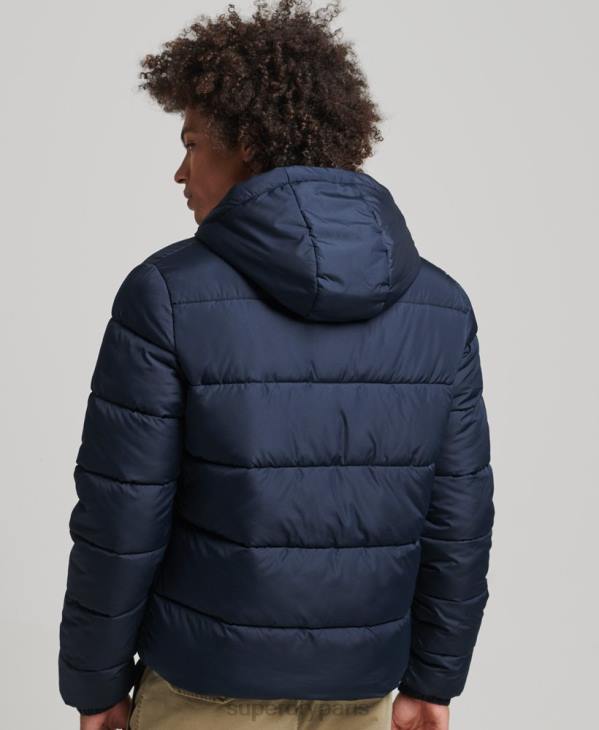 Superdry Hommes doudoune de sport D64Z4462 vêtements marine
