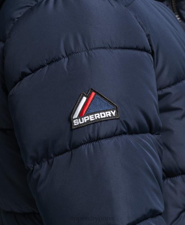Superdry Hommes doudoune de sport D64Z4462 vêtements marine