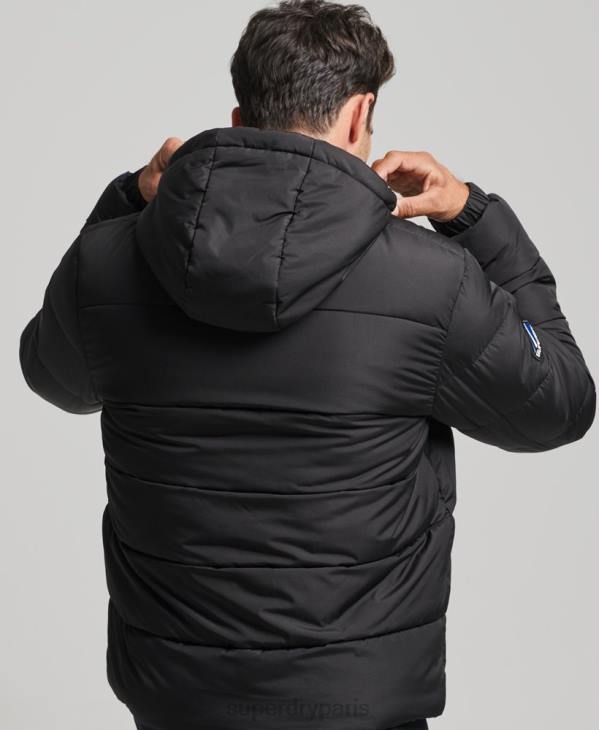 Superdry Hommes doudoune de sport D64Z4491 vêtements noir